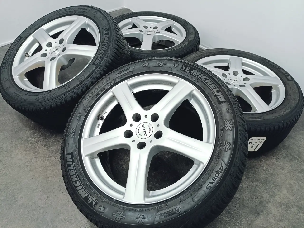 Billede 2 - 5x112 17" ET38 ENZO vintersæt inkl. TPMS