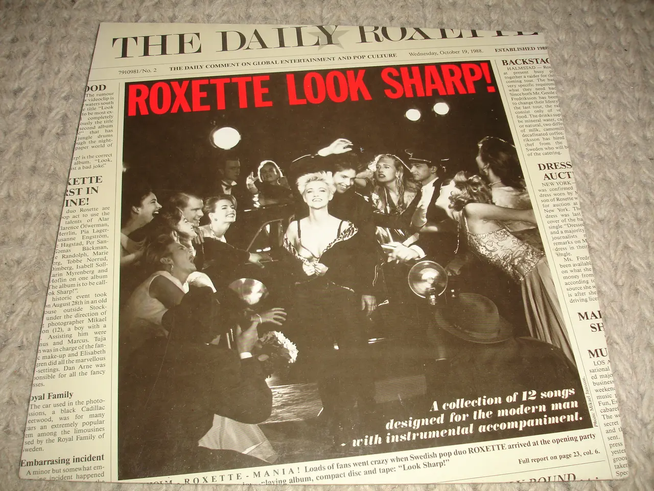 Billede 2 - (Sender gerne) Roxette – Look Sharp!