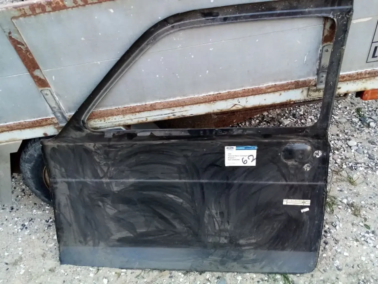 Billede 1 - Escort mk1 dørplade original højer for