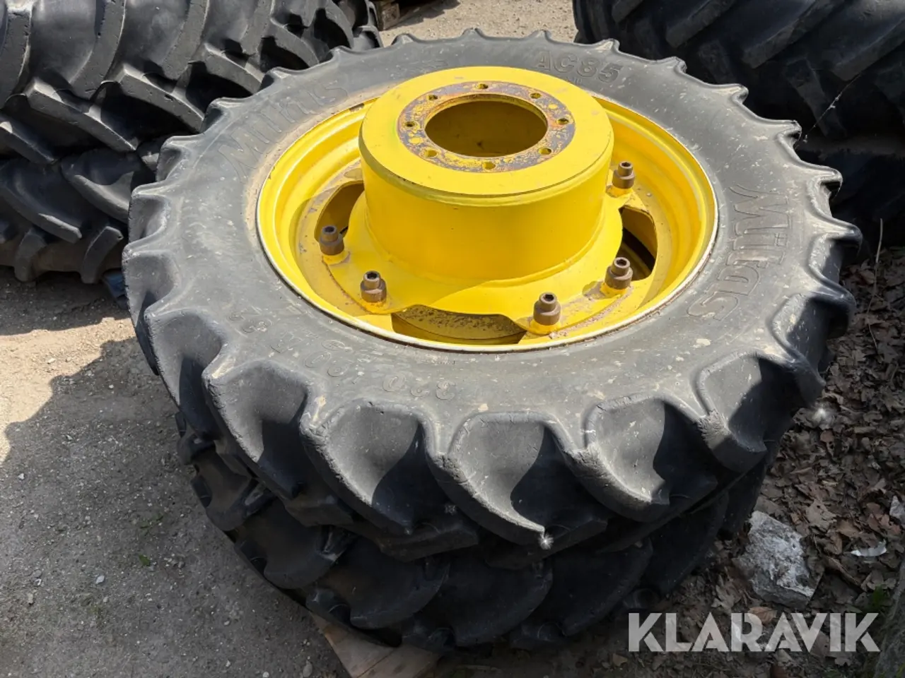 Billede 3 - Sprøjtehjul Mitas 4 styk - fra John Deere 6620