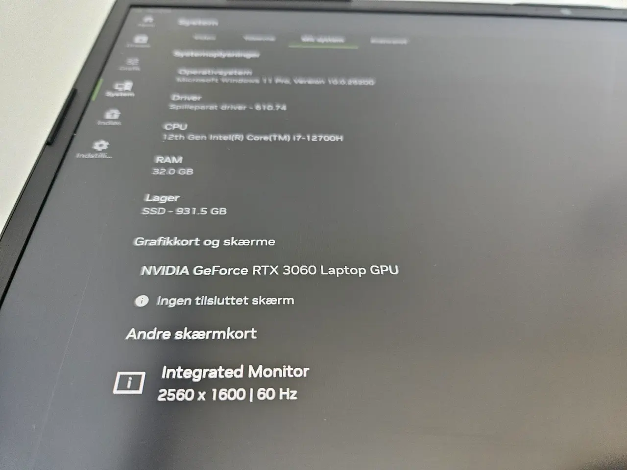 Billede 9 - PC Specialist Elimina Pro 16 – i7-12700H / RTX 306