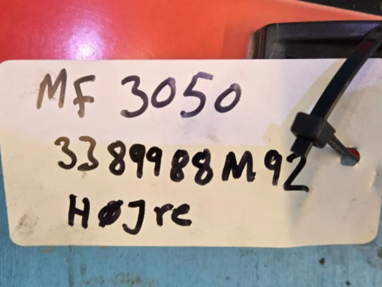 Billede 12 - Massey Ferguson 3050 Sideskærm R. 3389988M92