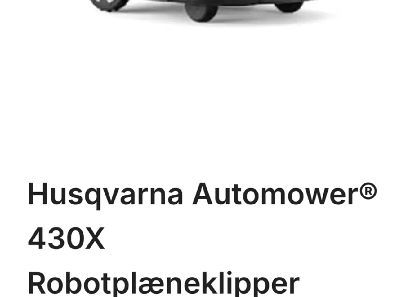 Billede 2 - Husqvarna Automower 430X dækker op til 3200m2 App