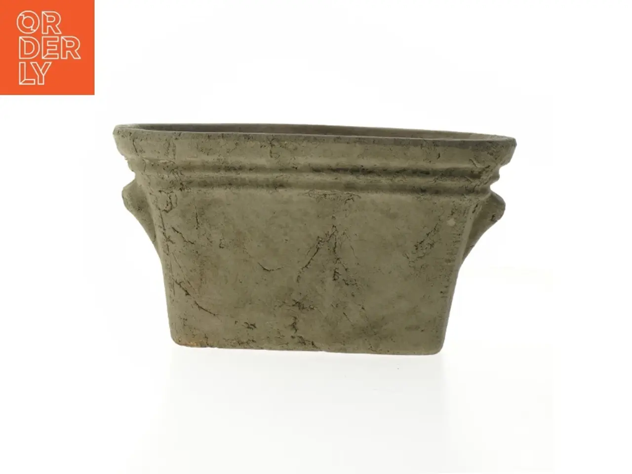 Billede 1 - Dekorativ cement/betonpotte (str. 27 cm)
