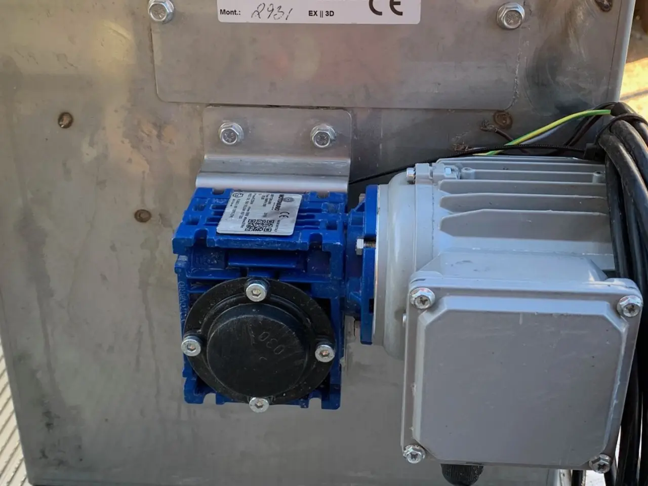 Billede 5 - Skiold . Skiold Optagerstation Ø 50,8 med gearmotor, udført i rustfri Stål