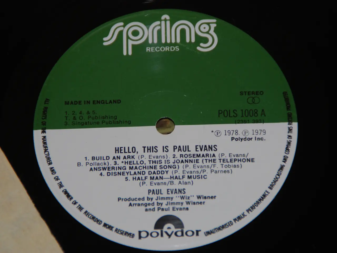Billede 4 - Vinylplade - Paul Evans