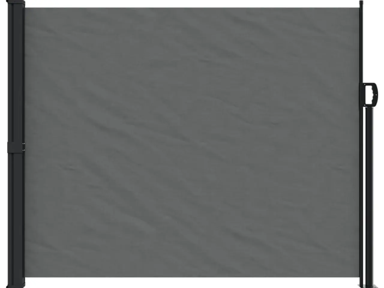 Billede 3 - Sammenrullelig sidemarkise 160 x 600 cm antracitgrå
