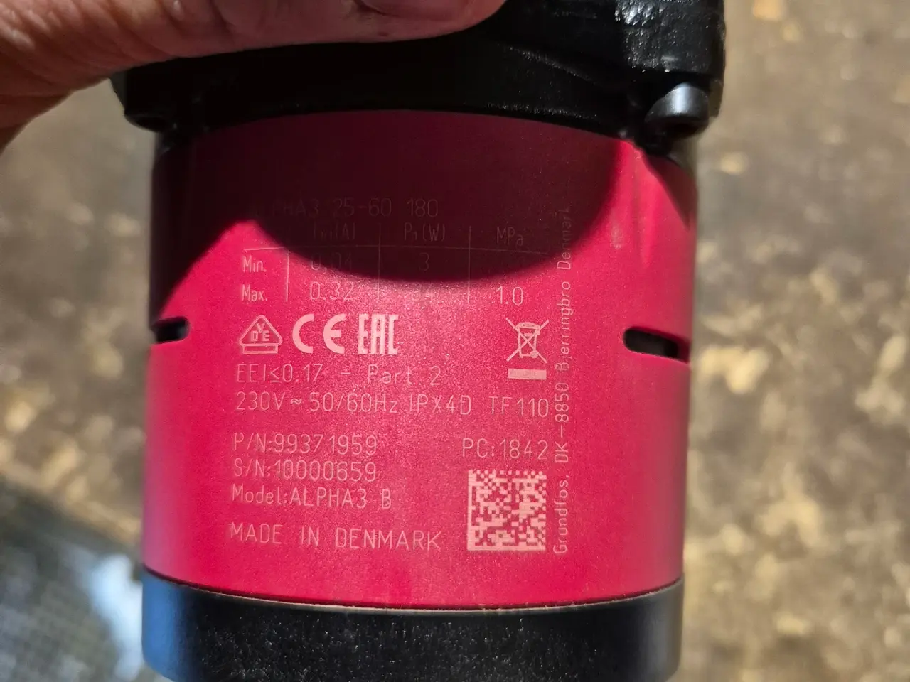 Billede 3 - Grundfos Alpha 3 25-60-180 