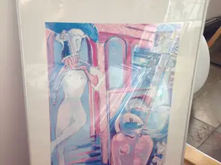 Glasramme inkl. plakat