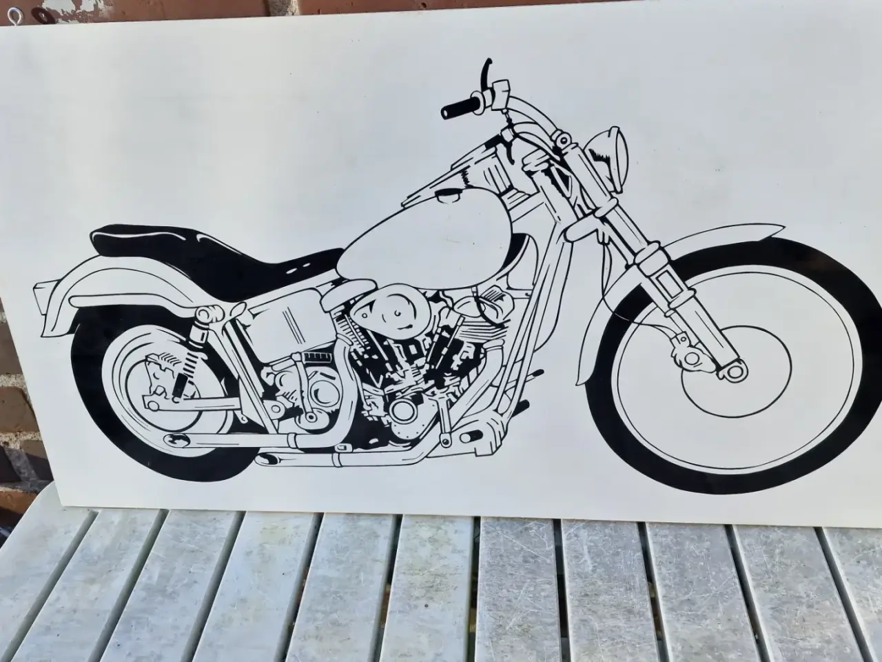 Billede 3 - Overførselsbillede af motorcykel 