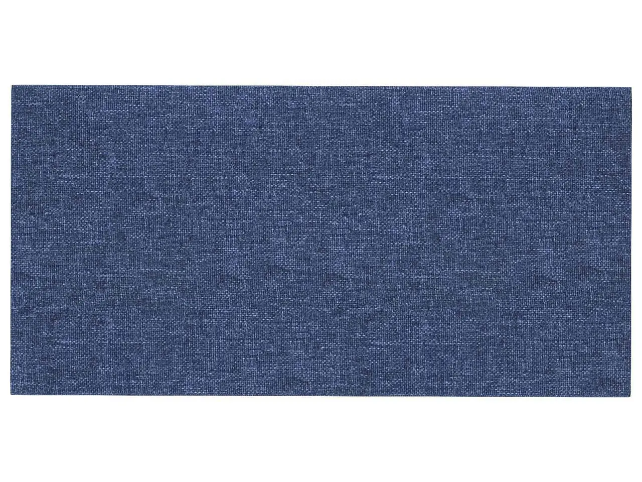 Billede 2 - Væghovedgærde - 12 paneler 30 × 15 cm - blå stof