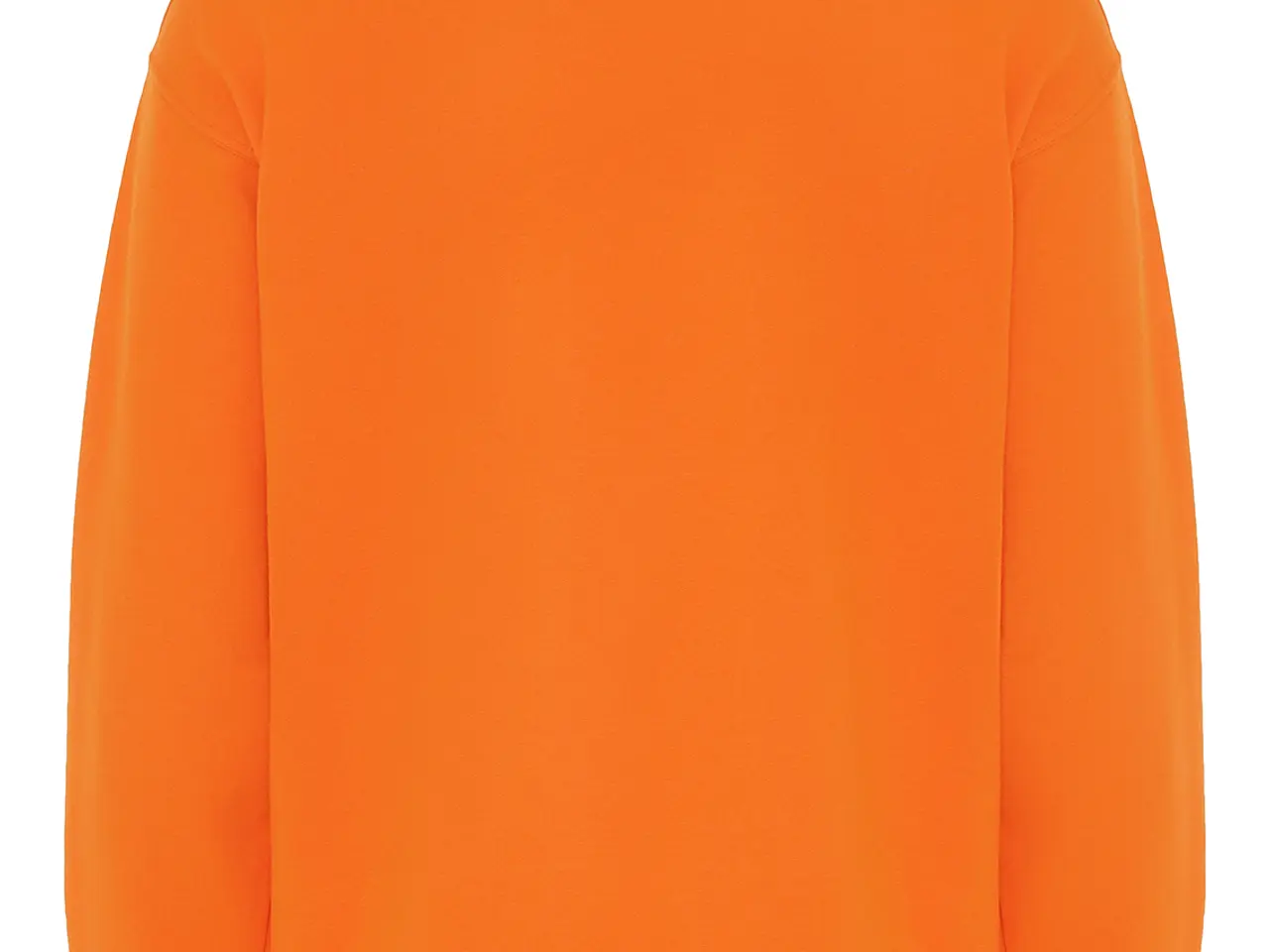 Billede 3 - 6 stk. SWEAT CREW NECK, ORANGE