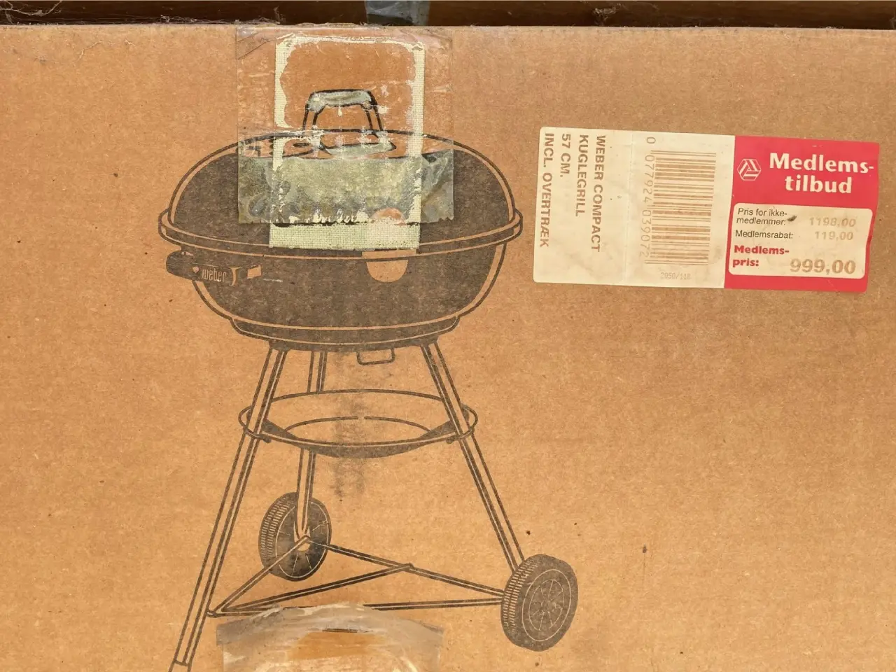 Billede 2 - Transportabel grill samt Weber grill