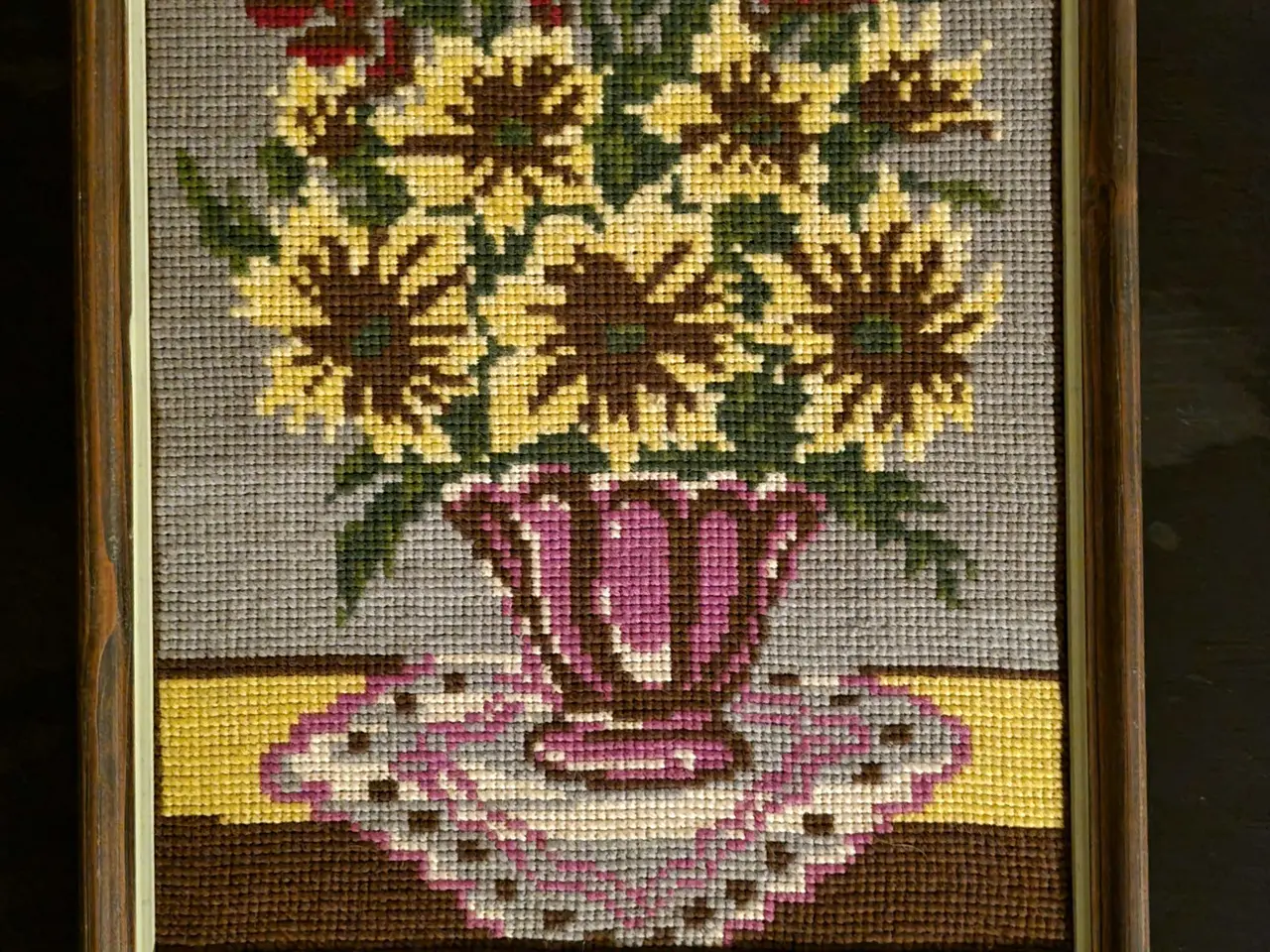 Billede 2 - Broderi billeder I rammer.