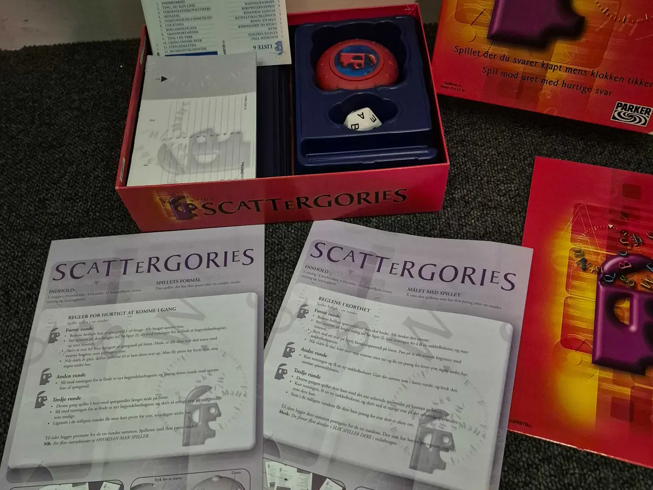 Billede 3 - SCATTERGORIES, quizspil, spil, 