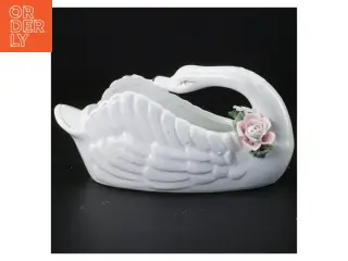 Porcelænssvane (str. 22 x 10 x 10 cm)
