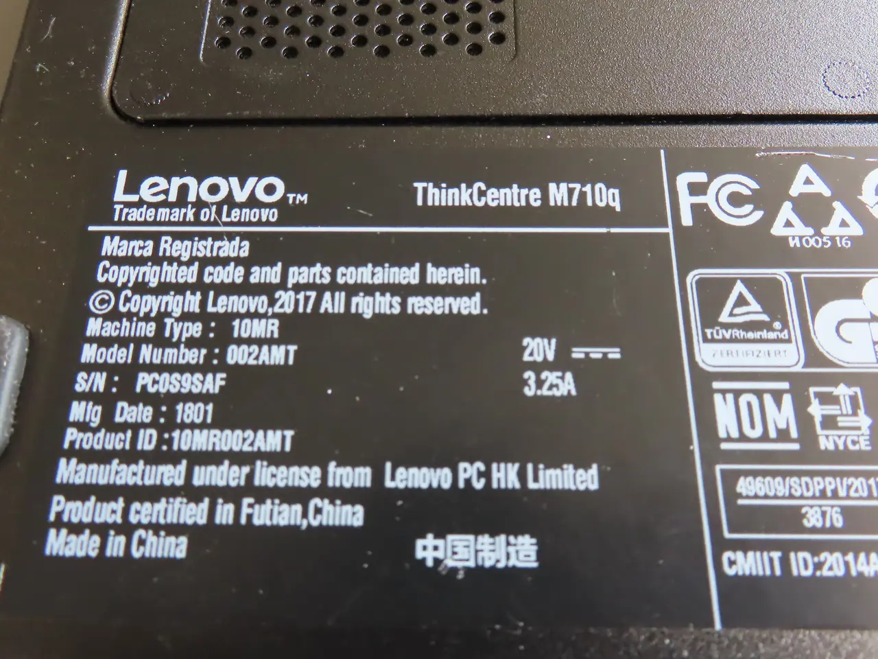 Billede 3 - Computer LENOVO ThinkCentre M710q