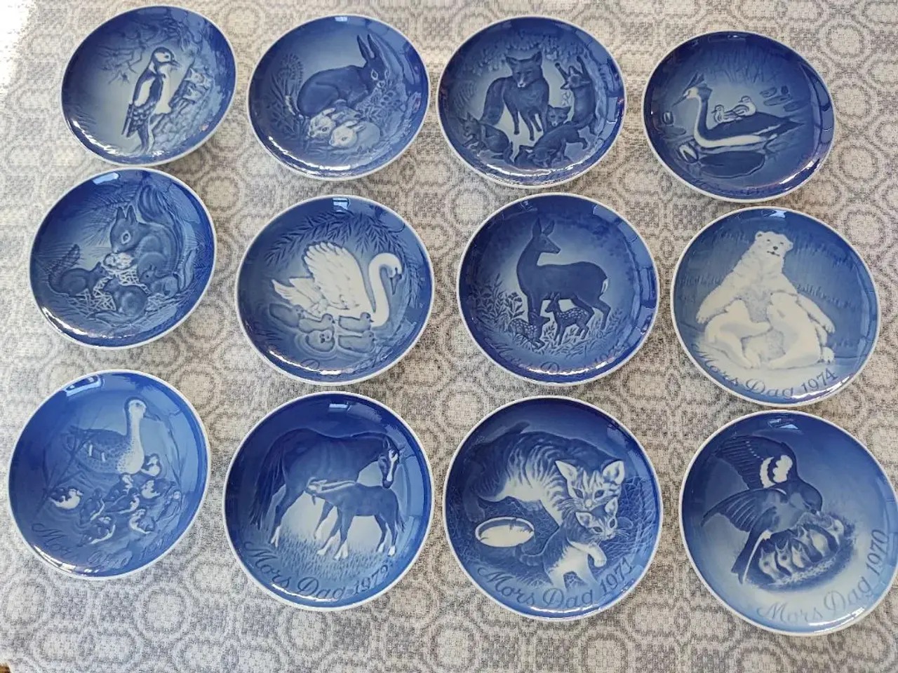 Billede 4 - 12 stk. Morsdags platter BG 