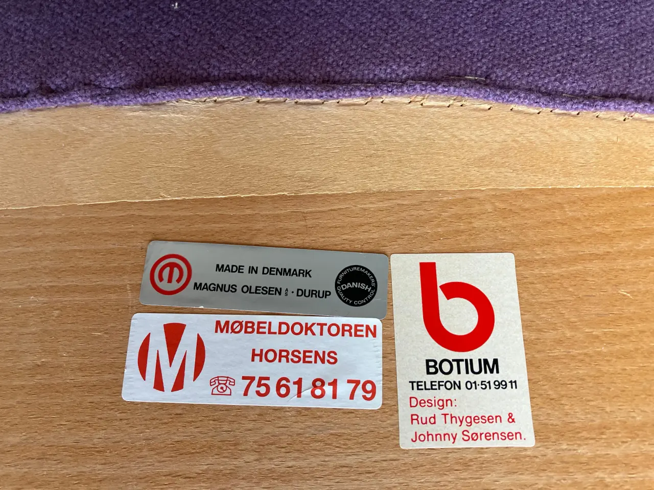 Billede 3 - Magnus Olesen / Botium m/ KVADRAT uldstof