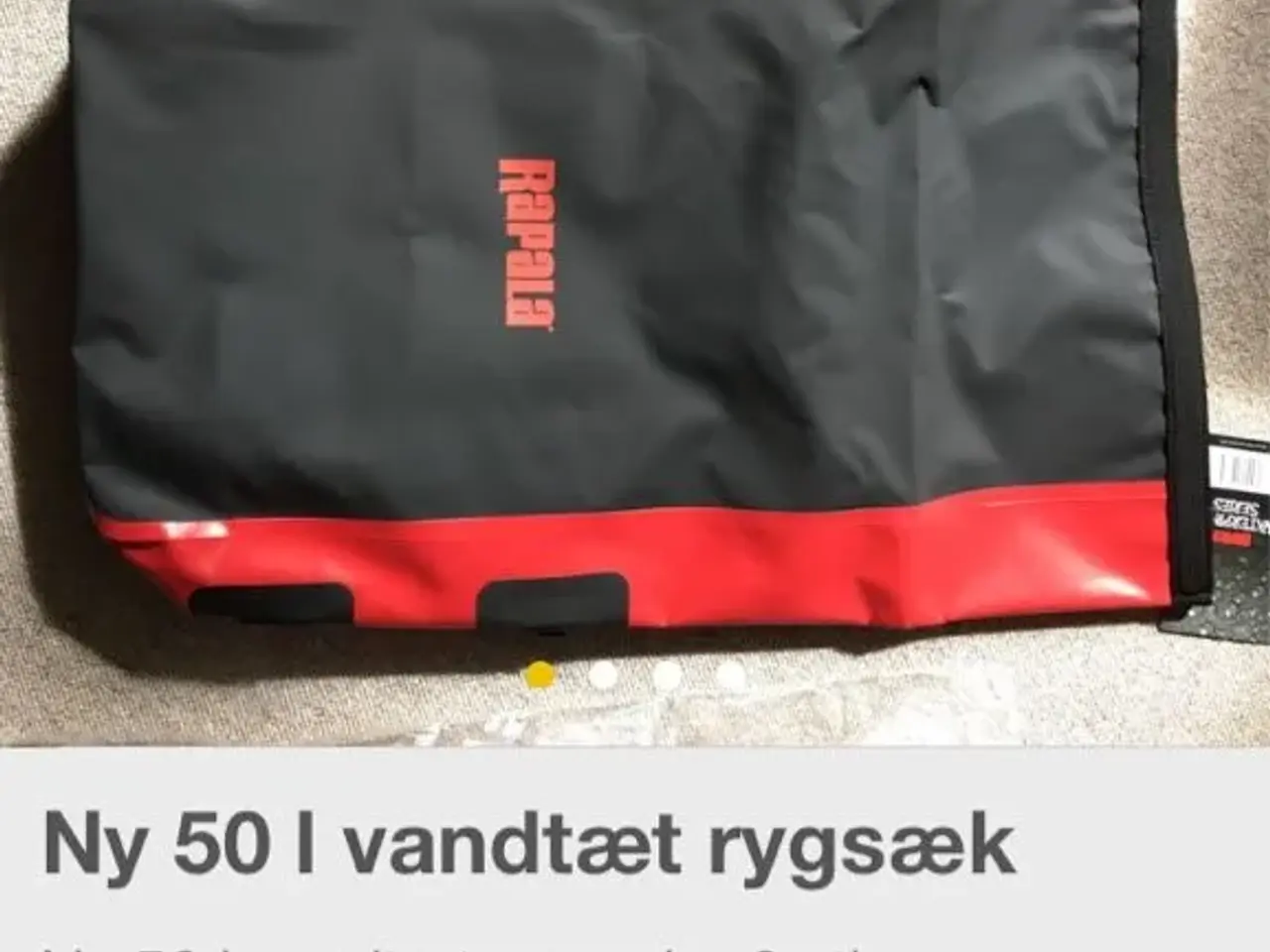 Billede 1 - Ny Vandtæt rygtaske 100%