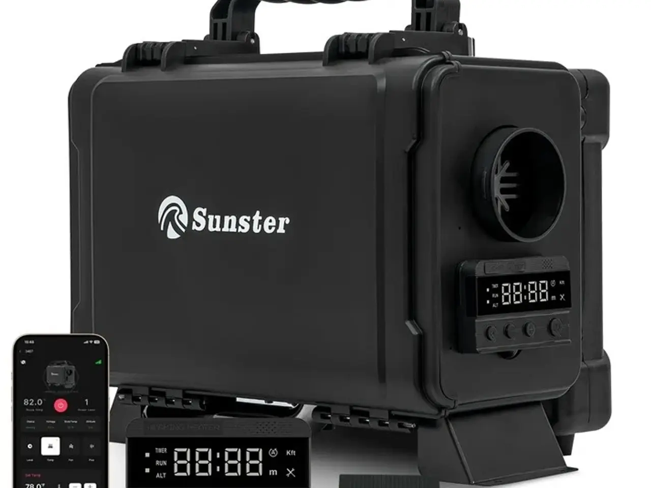 Billede 1 - Sunster Dieselfyr HTB1 8kW GSM LTE 4G/5G - kinafyr