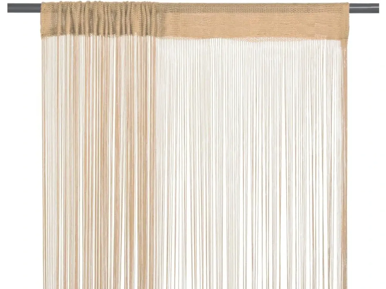 Billede 1 - Trådgardiner 2 stk. 140 × 250 cm - beige