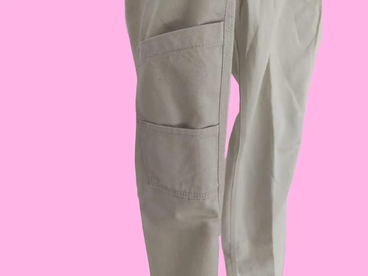Billede 3 - Levi's Woman's Off White High Cut Carpenter pants