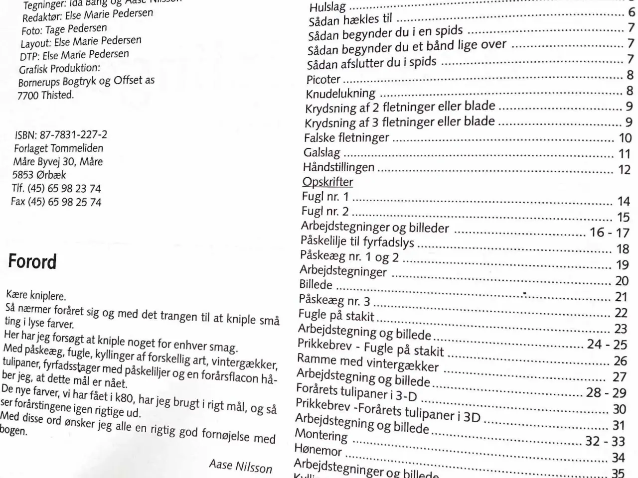 Billede 2 - FORÅRSKNIPLINGER - Nyt i knipling - 4 af Aase Nils