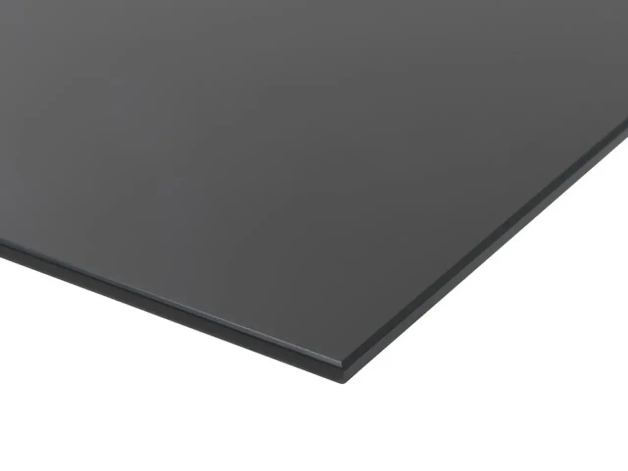 Billede 3 - Magnetisk glastavle 80 × 60 cm - sort, vægmonteret whiteboard