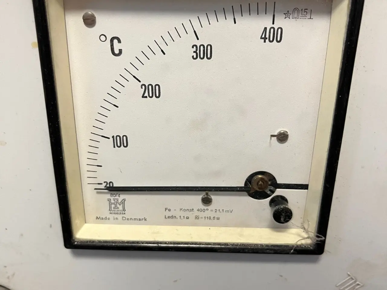 Billede 7 - Vintage H. Helweg Mikkelsen Analog Temperature