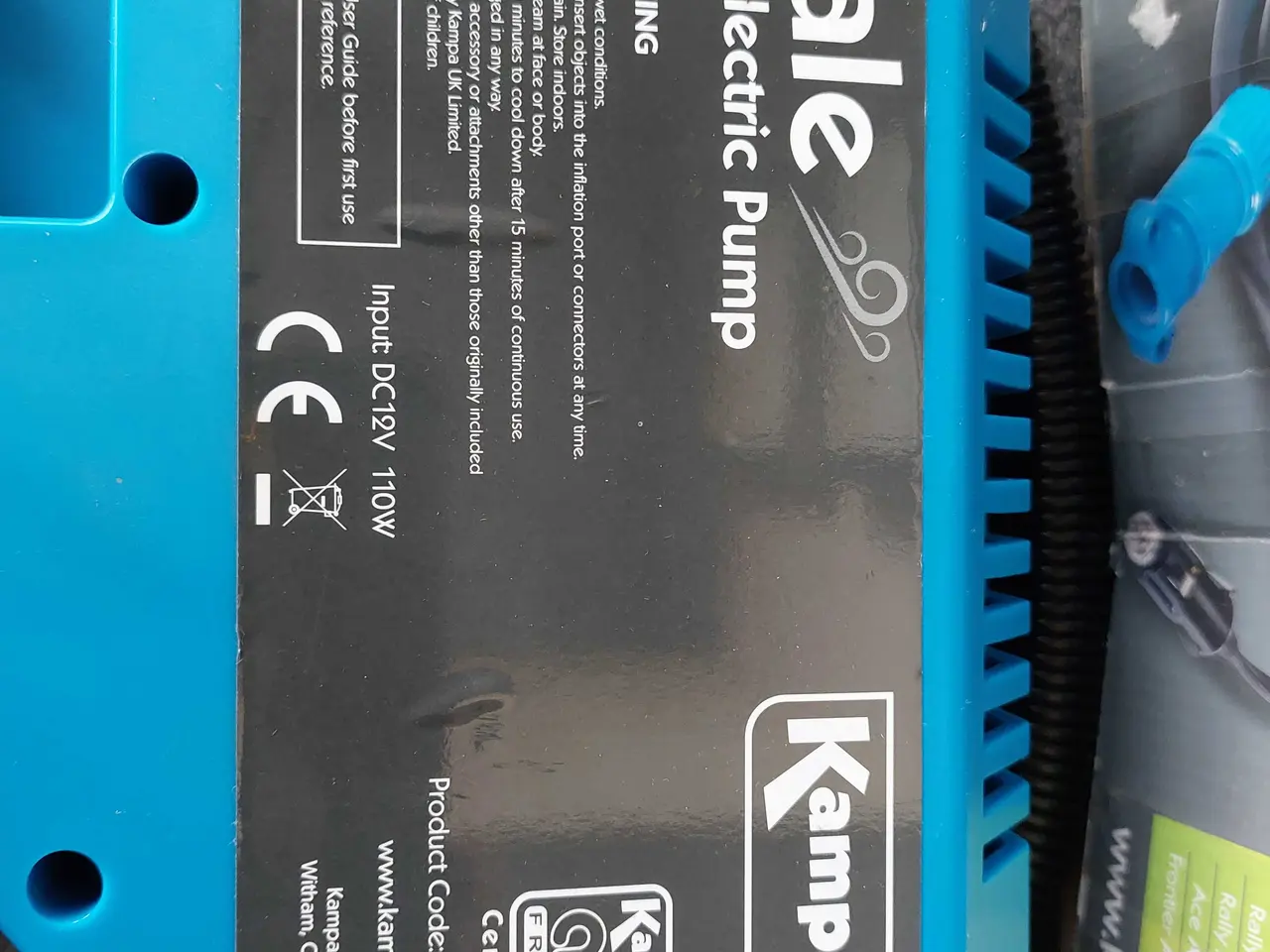 Billede 3 - Luftpumpe, elektrisk 12 volt, med display 