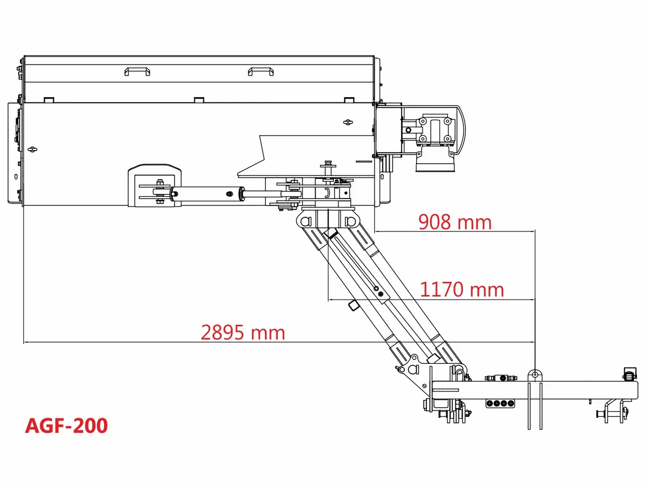 Billede 8 - Jansen GmbH AGF-200 Svingbar Slagleklipper - NYE