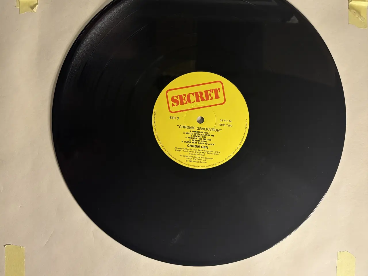 Billede 4 - Chron Gen – Chronic Generation LP UK82 Punk 12"