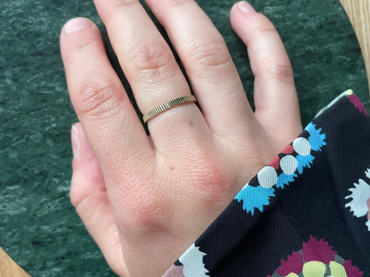 Billede 7 - Carré Jewellery forgyldt ring 