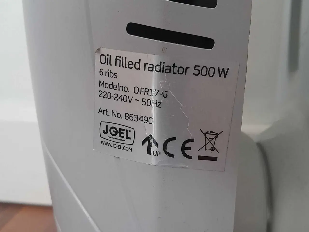 Billede 3 - Lille el radiator 