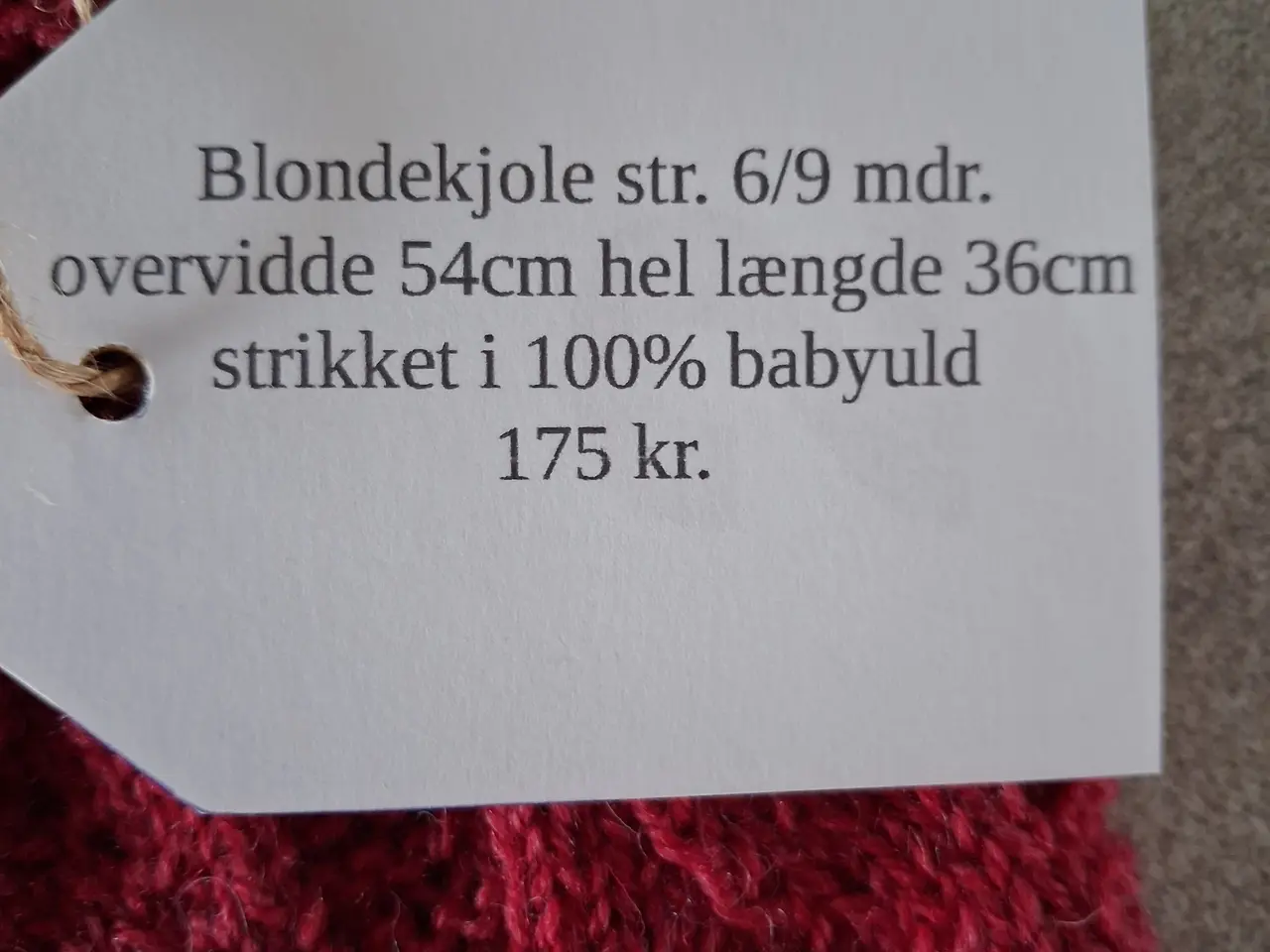 Billede 8 - Håndstrikket