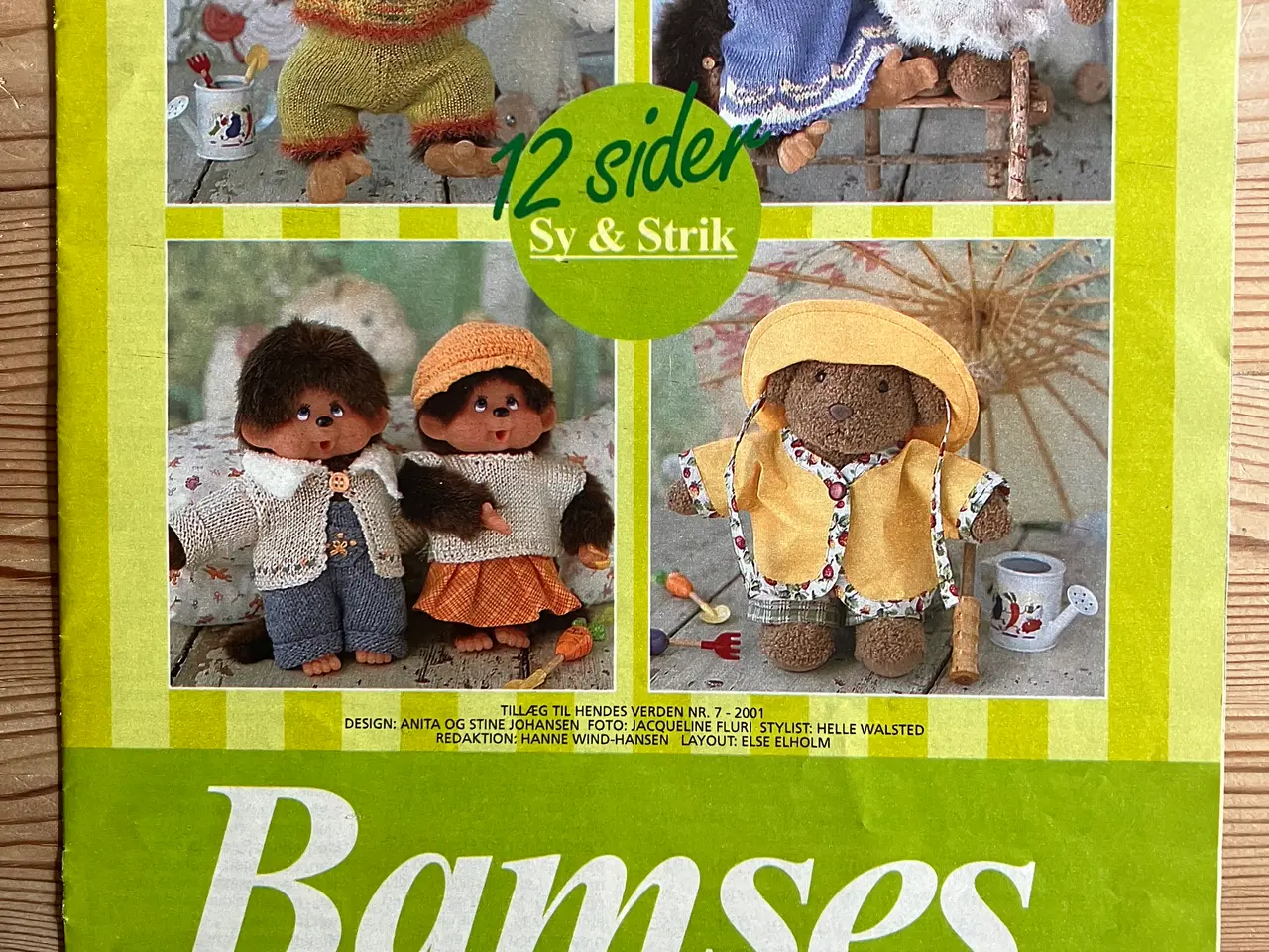 Billede 1 - Sy og Strik til Bølle, Little Monkey lost m.fl.