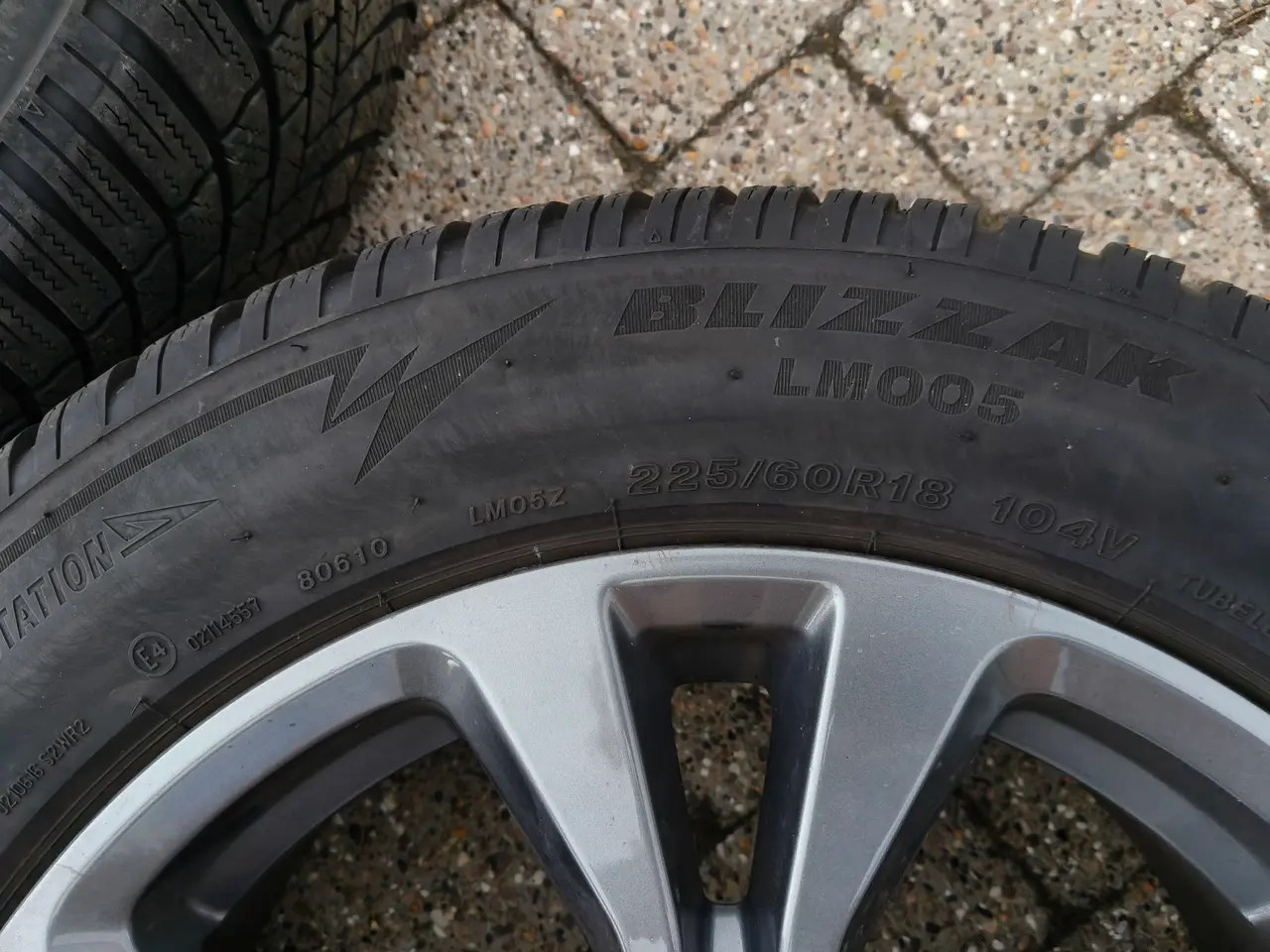 Billede 4 - Bridgestone vinterdæk og fælge til Ford Kuga