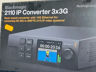 Netværks-videoomformer BLACKMAGIC 2110 IP Converter 3x3G