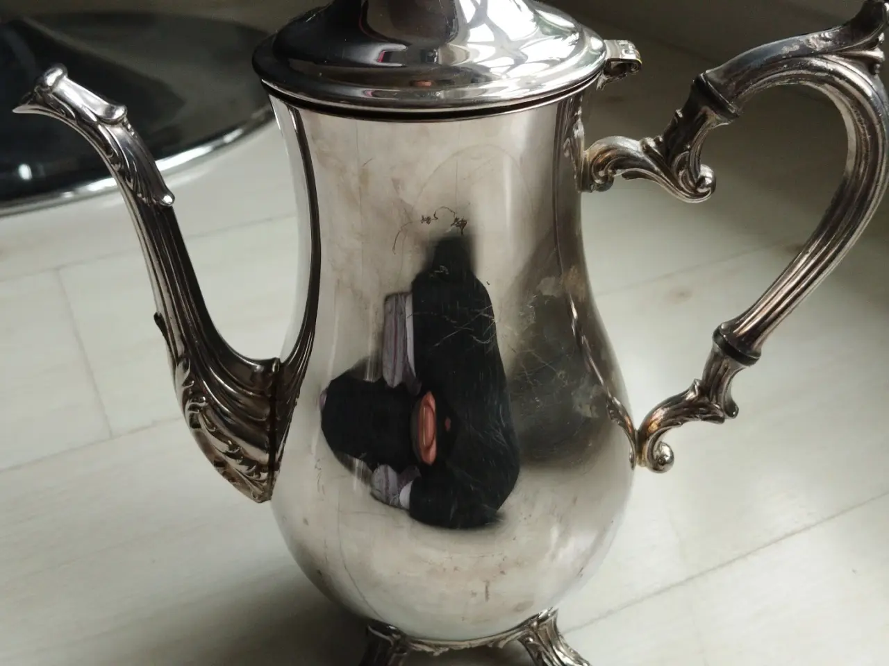 Billede 4 - Sølv Plet. Kaffekande