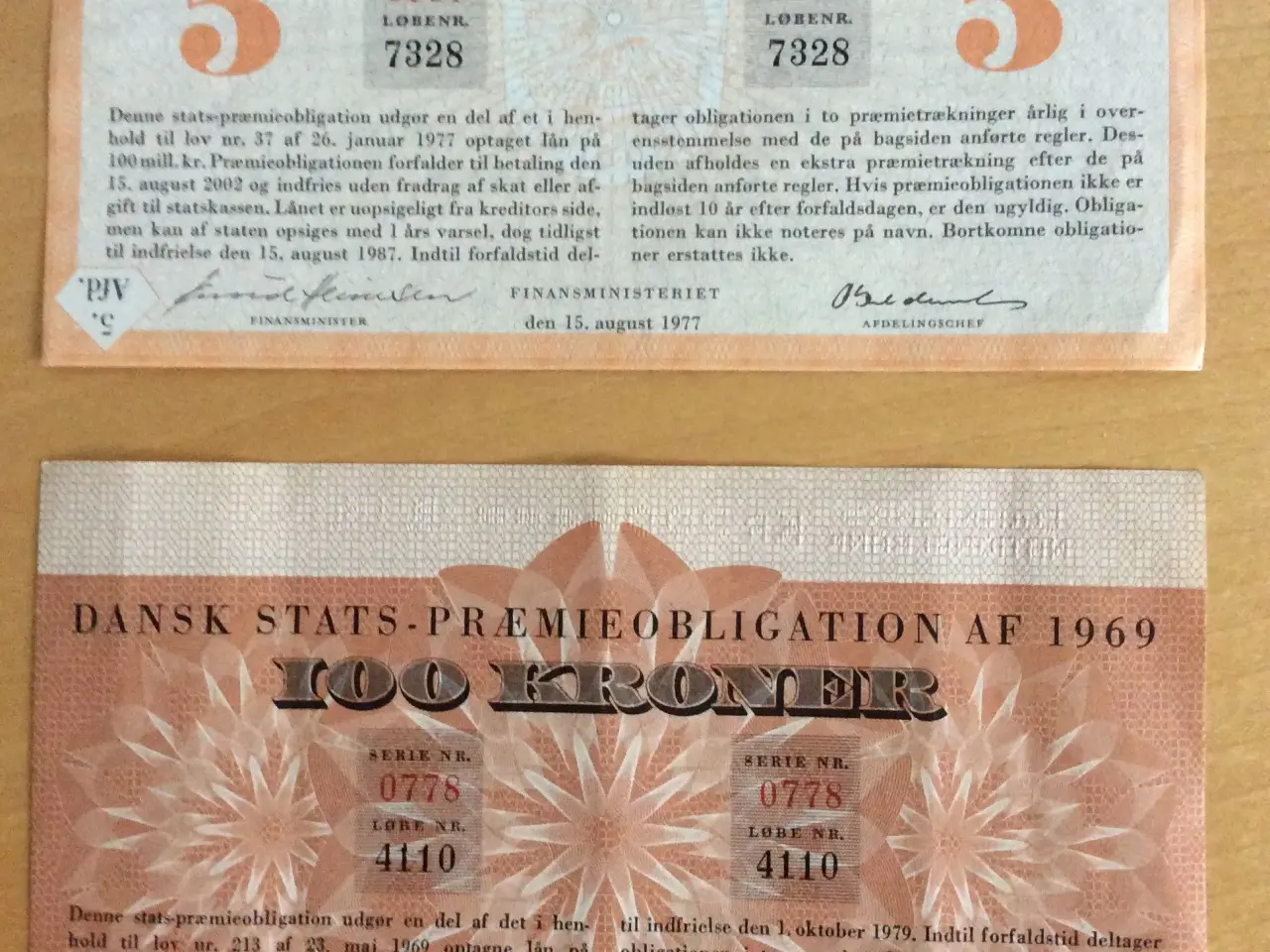 Billede 1 - Dansk Stats Præmieobligation