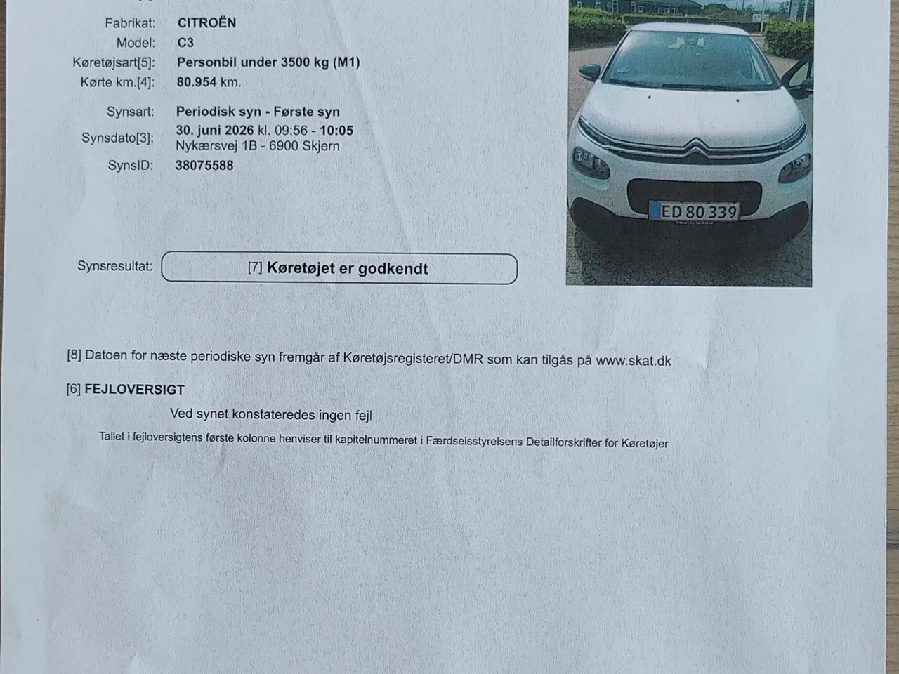 Billede 8 - Nysynet CITROËN C3 