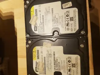 3 stk WD 3.5" sata harddiske!