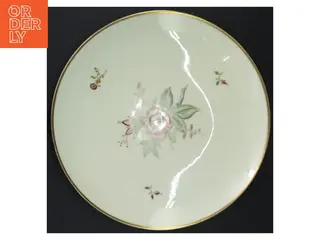 Porcelænsskål med blomstermotiv fra B&G (str. 24,5 cm)