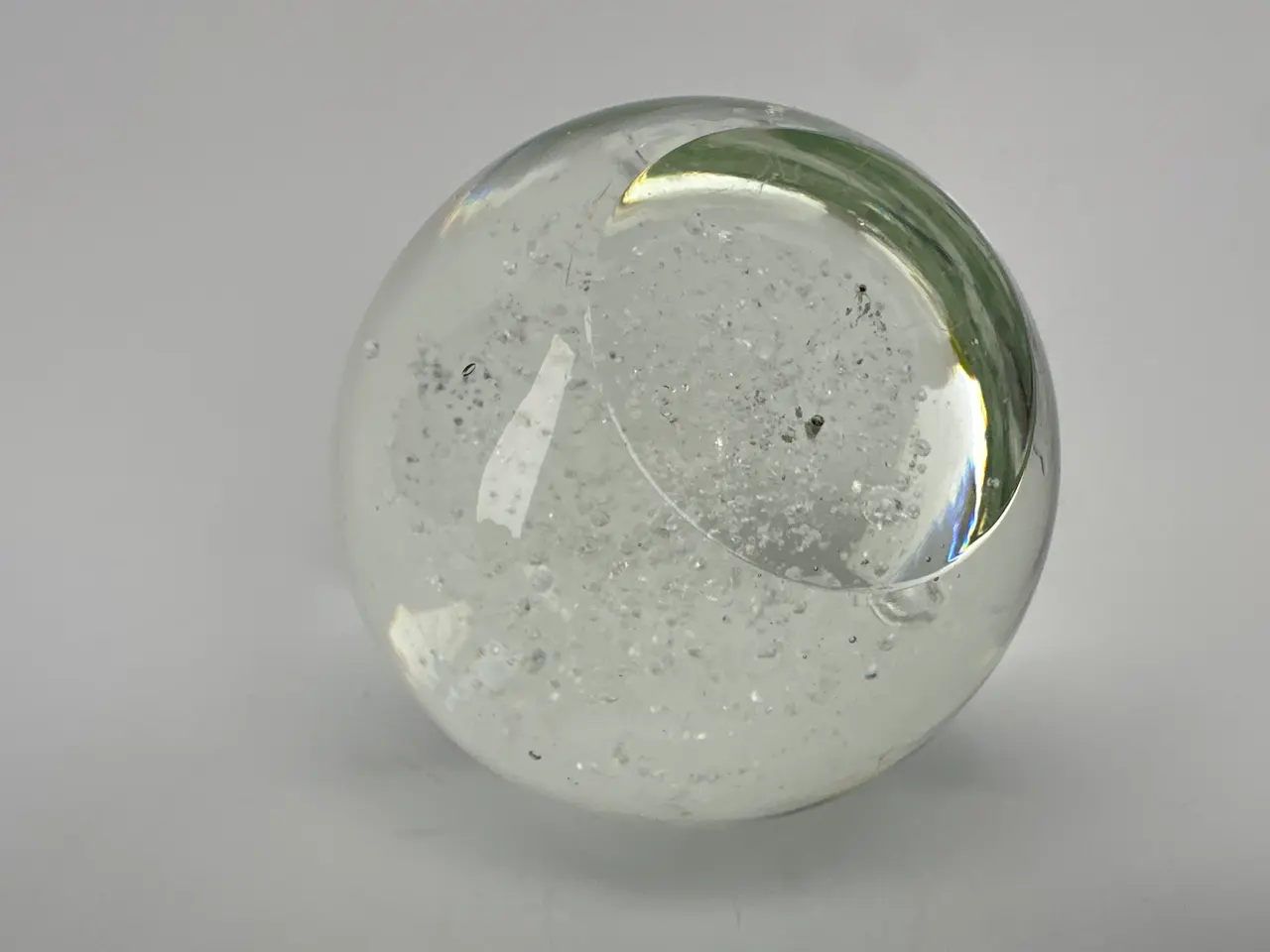 Billede 5 - Stor brevpresser i glas