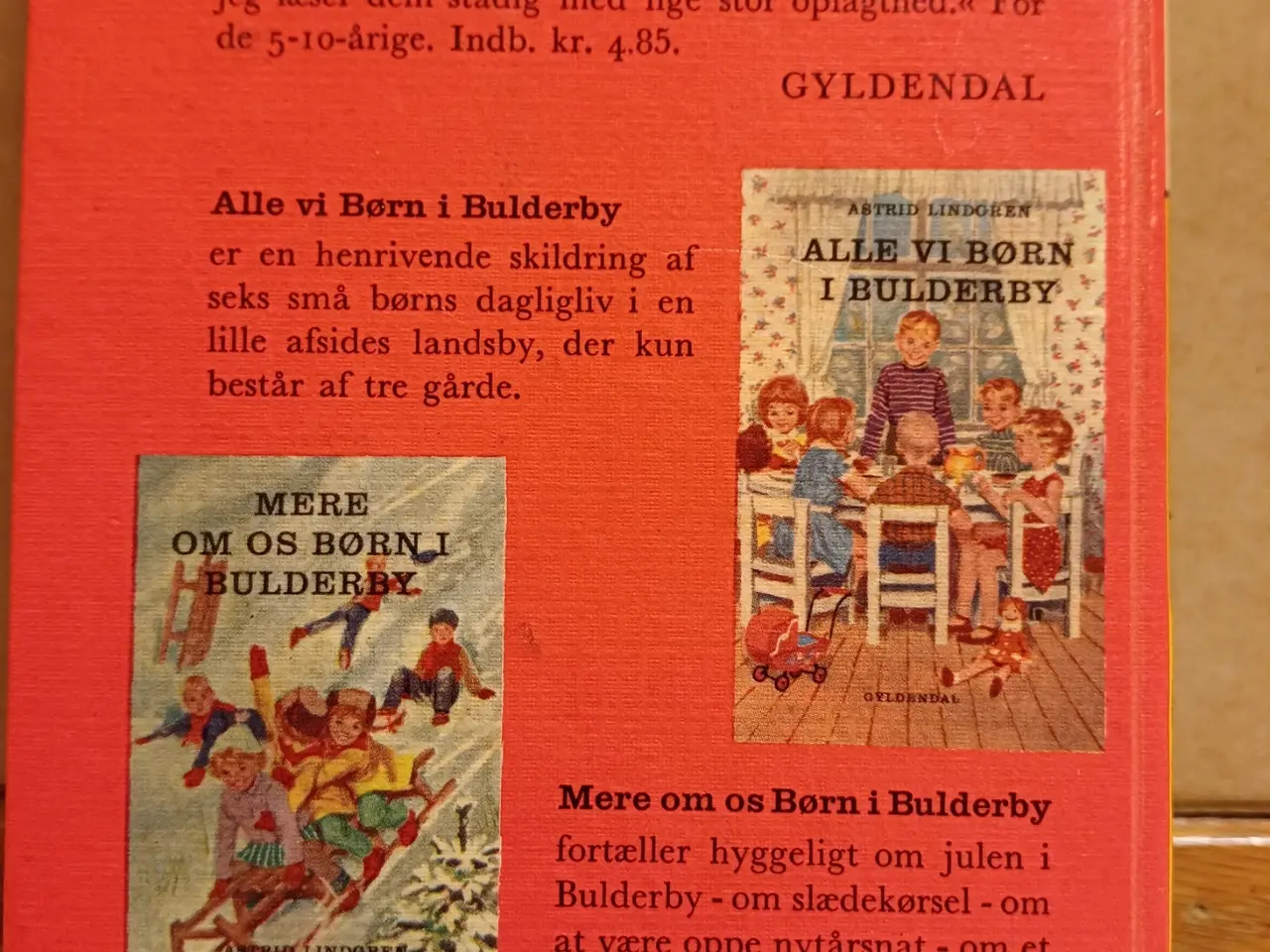 Billede 4 - Astrid Lindgren bog “Vi har det dejligt i Bulderby