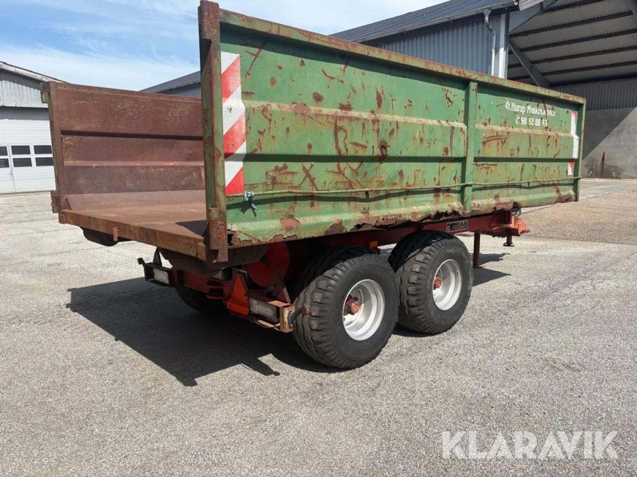 Billede 5 - Kroghejsevogn med container Vaxlar VV 7-10