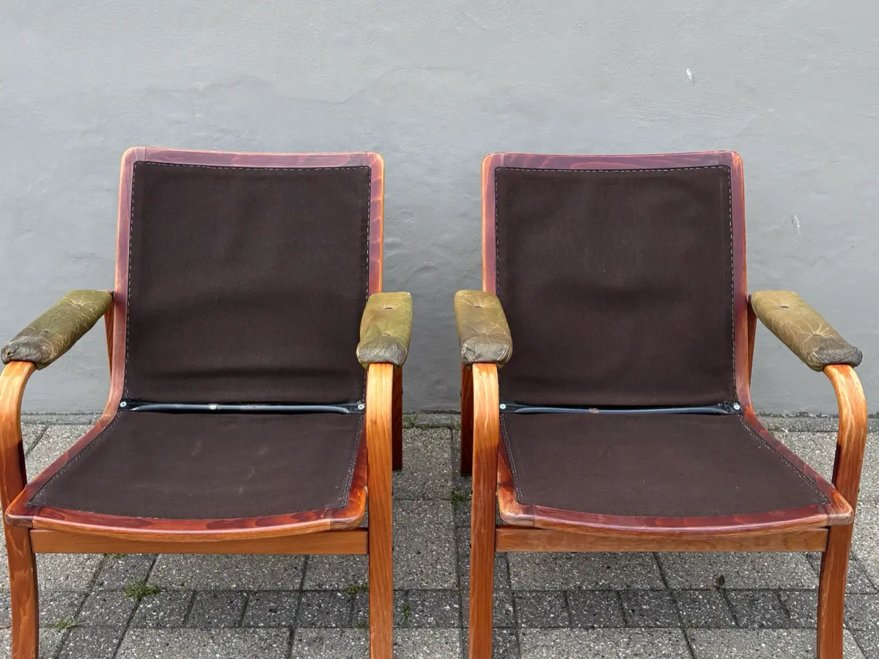 Billede 5 - Vintage svenske 60’er læder loungestolesæt Göte Mö