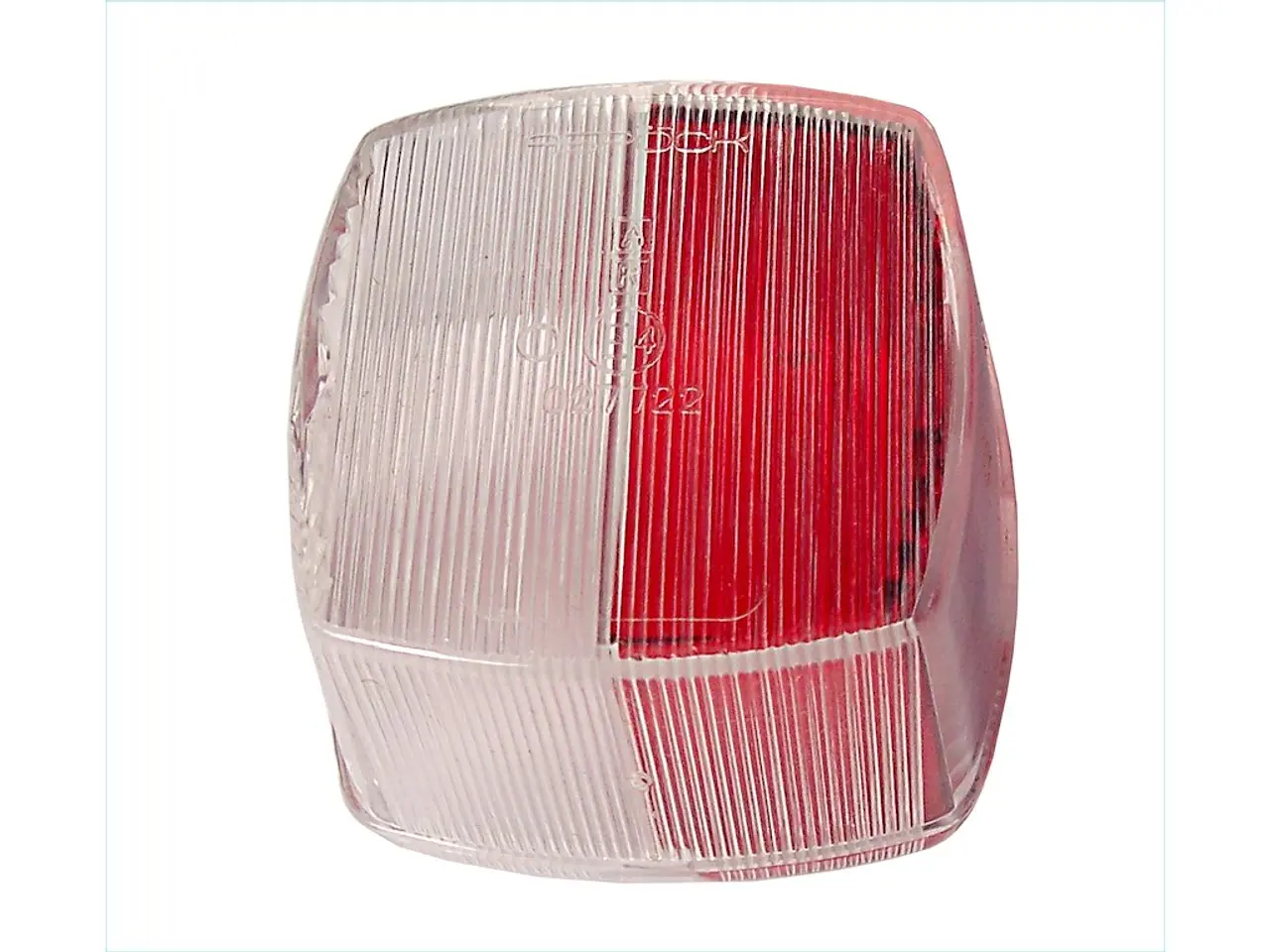 Billede 1 - Glas rød/hvid for pos lygte 1001602