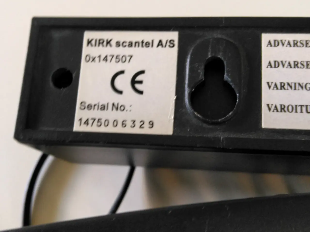 Billede 2 - Vægtelefon model KIRK Plus - meget dekorativ sort 